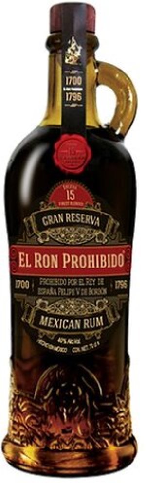 Ron Prohibido Rum Gran Reserva Solera 15 Finest Blended 40% Vol. Alkohol