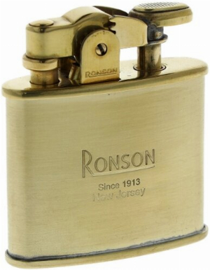 Ronson Nostalgia Brass Satin Feuerzeug