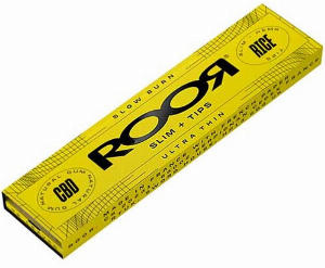 RooR Rolling Paper Rice Slim+Tips 32 Blatt+Tips