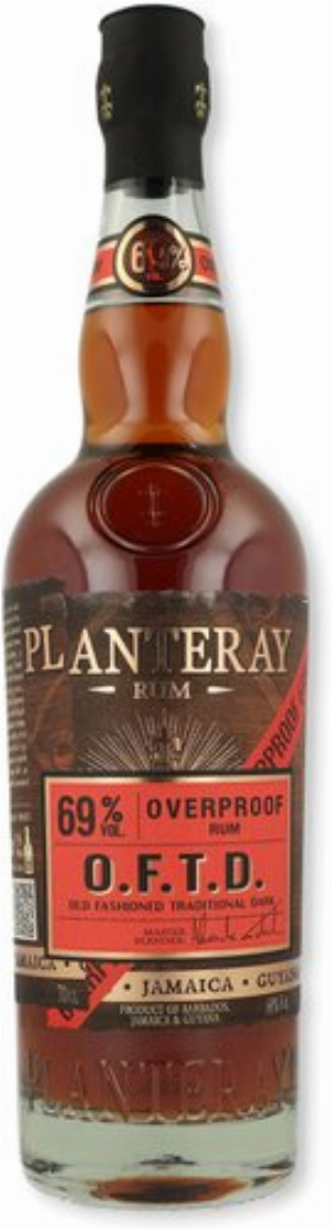 Rum PLANTERAY O.F.T.D Overproof 700ml 69% Vol.