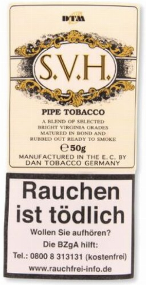 S. V. H. Pfeifentabak 50g 