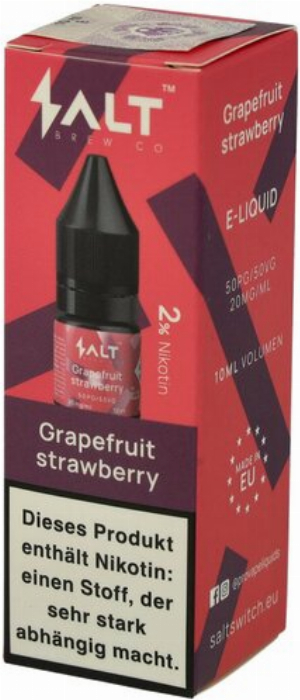 Salt Liquid Grapefruit Strawberry 20mg/ml 10ml