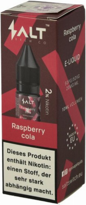 Salt Liquid Raspberry Cola 20mg/ml 10ml