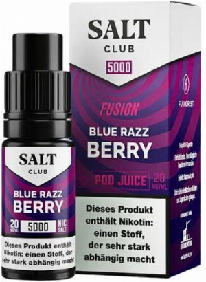Salt Club 5000 Nikotinsalz Liquid Fusion Blue Razz Berry 20mg
