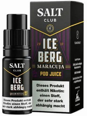 Salt Club Nikotinsalz Liquid Ice Berg Maracuja 20mg