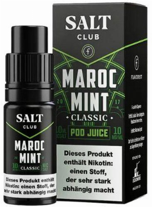 Salt Club Nikotinsalz Liquid Maroc Mint Classic 10mg