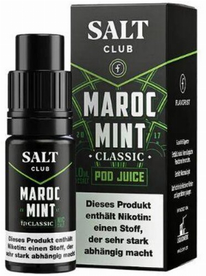Salt Club Nikotinsalz Liquid Maroc Mint Classic 20mg