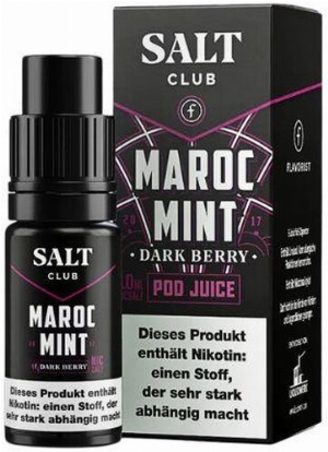 Salt Club Nikotinsalz Liquid Maroc Mint Dark Berry 20mg