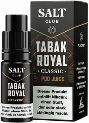 Salt Club Nikotinsalz Liquid Tabak Royal Classic 20mg