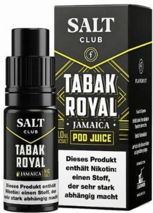 Salt Club Nikotinsalz Liquid Tabak Royal Jamaica 20mg