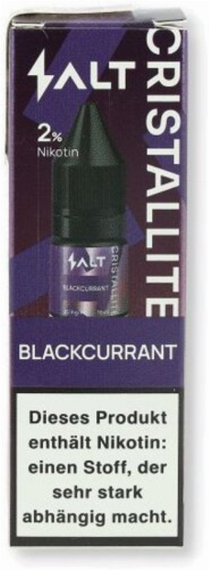 Salt Cristallite Blackcurrant Nikotinsalz Liquid 20mg
