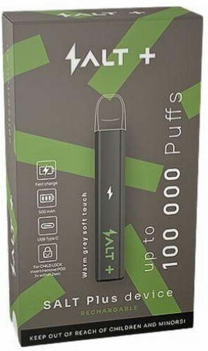 Salt  Plus Device-Kit Warm Gray Soft Touch Basisgerät