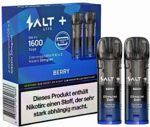 Salt Plus Lite Berry Prefilled Pods 2x2ml 20mg