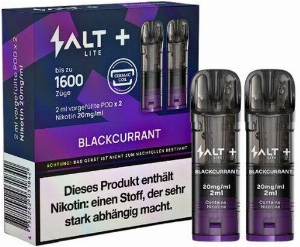 Salt Plus Lite Blackcurrant Prefilled Pods 2x2ml 20mg