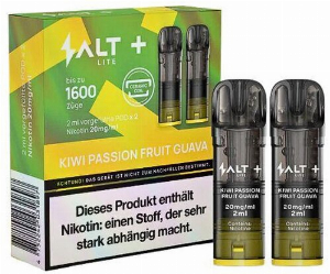 Salt Plus Lite Kiwi Passion Fruit Guava Prefilled Pods 2x2ml 20mg