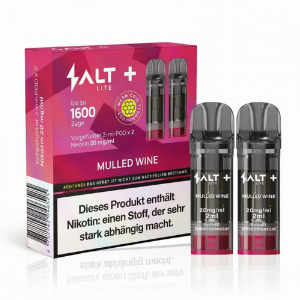 Salt Plus Lite Mulled Wine Prefilled Pods 2x2ml 20mg