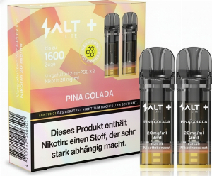 Salt Plus Lite Pina Colada Prefilled Pods 2x2ml 20mg