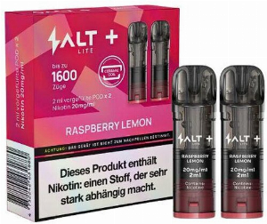Salt Plus Lite Raspberry Lemon Prefilled Pods 2x2ml 20mg