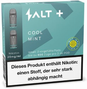Salt Plus Cool Mint Prefilled Pods 2x2ml 20mg