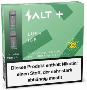 Salt Plus Lush Ice Prefilled Pods 2x2ml 20mg