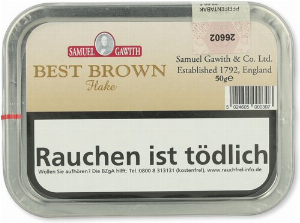 Samuel Gawith Best Brown Flake Pfeifentabak 50g Dose