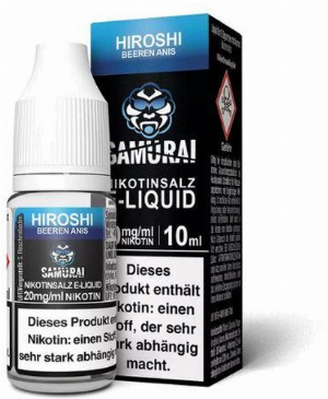 Samurai Nikotinsalz Liquid Hiroshi Beeren Anis 20mg