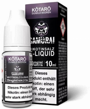 Samurai Nikotinsalz Liquid Kotaro Dunkle Beeren 20mg