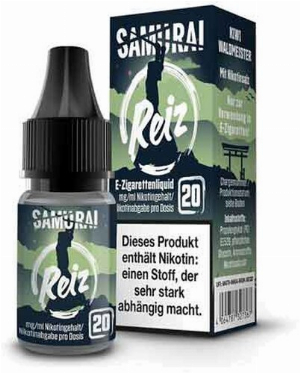 Samurai Reiz Kiwi Waldmeister Nikotinsalz Liquid 10ml 20mg