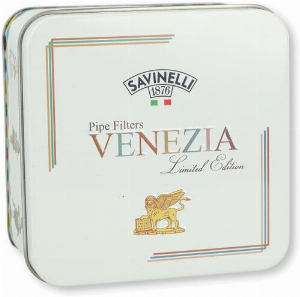 Savinelli Charcoal 6mm Venezia Pfeifenfilter 100 Stk.