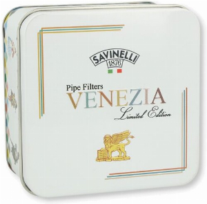 Savinelli Charcoal 9mm Venezia Pfeifenfilter 100 Stk.