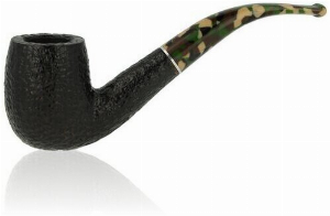 Savinelli Pfeife Camouflage Rustic 606, schwarz
