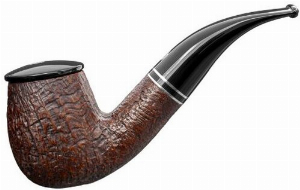 Savinelli Pfeife Monsieur Sandblast 616 Braun