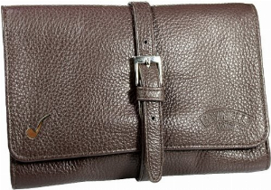 Savinelli Pfeifentasche Braun Leder 4er