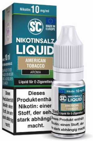 SC Nikotinsalz Liquid American Tobacco 10mg