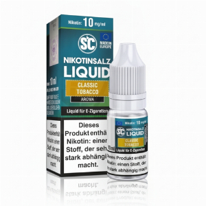 SC Nikotinsalz Liquid Classic Tobacco (ehemals Tobacco Gold) 10mg