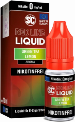 SC Red Line Liquid Green Tea Lemon 0mg