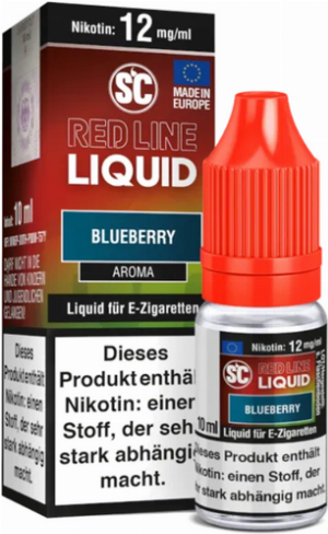 SC Red Line Nikotin Liquid Blueberry 12mg