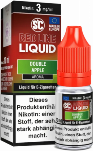 SC Red Line Nikotin Liquid Double Apple 3mg