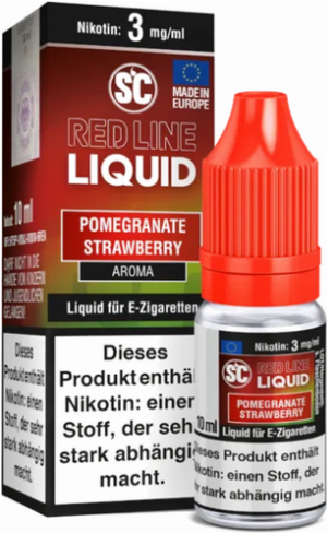 SC Red Line Nikotin Liquid Pomegranate Strawberry 3mg
