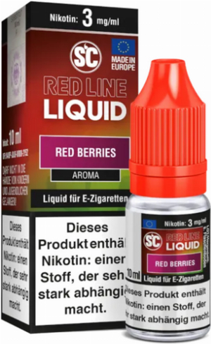 SC Red Line Nikotin Liquid Red Berries 3mg