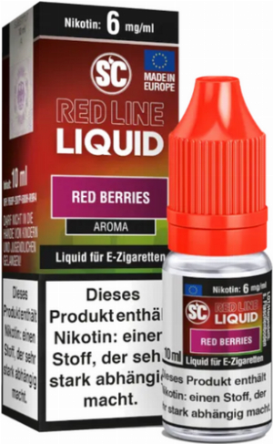SC Red Line Nikotin Liquid Red Berries 6mg