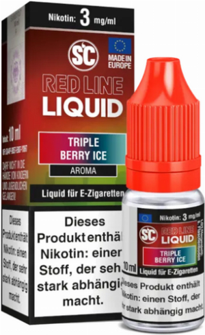 SC Red Line Nikotin Liquid Triple Berry Ice 3mg