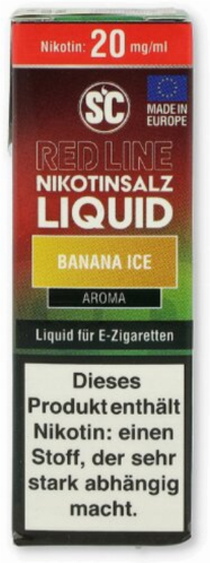 SC Red Line Nikotinsalz Liquid Banana Ice 20mg