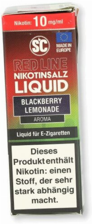 SC Red Line Nikotinsalz Liquid Blackberry Lemonade 10mg