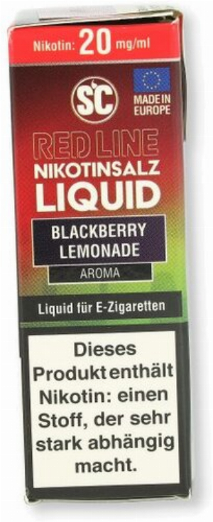 SC Red Line Nikotinsalz Liquid Blackberry Lemonade 20mg