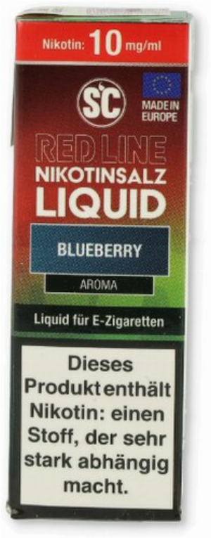 SC Red Line Nikotinsalz Liquid Blueberry 10mg