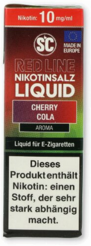 SC Red Line Nikotinsalz Liquid Cherry Cola 10mg