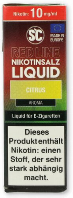 SC Red Line Nikotinsalz Liquid Citrus 10mg