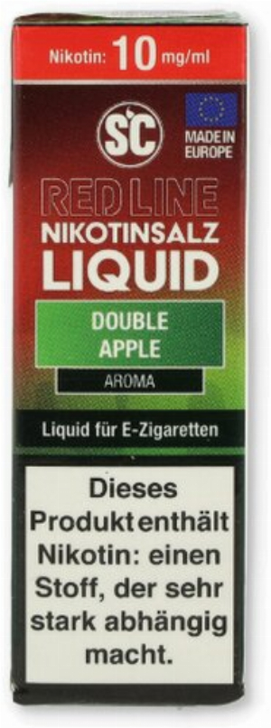 SC Red Line Nikotinsalz Liquid Double Apple 10mg