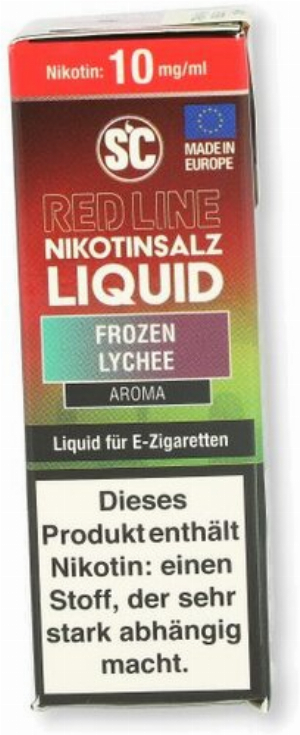 SC Red Line Nikotinsalz Liquid Frozen Lychee 10mg
